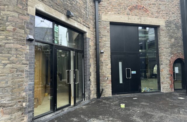 Steel Glazed Partition Installation 1